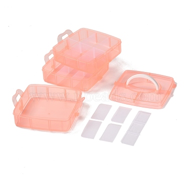 Rectangle Portable PP Plastic Detachable Storage Box(CON-D007-02B)-4