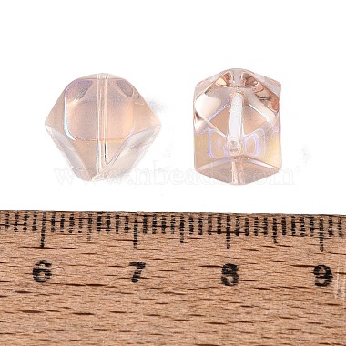 Electroplate Transparent Glass Beads(EGLA-Q140-01-A05)-3