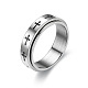 anillo de dedo giratorio de acero titanio(RELI-PW0001-018E-01P)-1