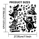 US 1Pc PET Hollow Out Drawing Painting Stencils(DIY-MA0003-12A)-2