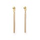 Brass Dangle Stud Earrings(EJEW-JE03093)-1