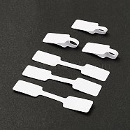 Rectangle Jewelry Display Sticker Self-adhesive Paper, Ring Jewelry Tags, White, 6x1.2cm(TOOL-WH0039-03)