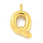 Ion Plating(IP) 304 Stainless Steel Pendants, Letter Charm, Golden, Letter Q, 18x10.5x3mm, Hole: 2mm(STAS-C102-15G-Q)