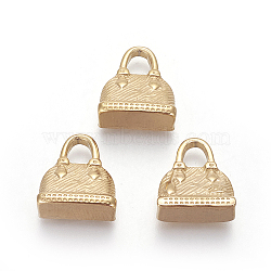 PVD Vacuum Plating 304 Stainless Steel Pendants, HandBag, Golden, 15x14x7mm, Hole: 4x4.5mm(X-STAS-I101-15G)