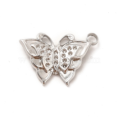 Stainless Steel Color Butterfly 304 Stainless Steel Pendants