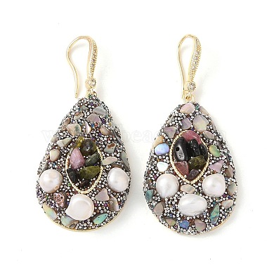 Teardrop Pearl Earrings