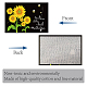 Rectangle with Sunflower Pattern Cotton Linen Cloth Table Mat(AJEW-WH0196-002)-4