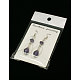 Trendy Glass Teardrop Dangle Earrings(EJEW-JE00530)-2