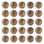 Wood European Beads, Large Hole Beads, Dyed, Round, Coconut Brown, 14.5x13.5mm, Hole: 4mm, 200pcs(WOOD-TA0003-10A)