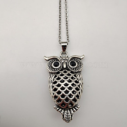 Owl Pendant Necklace for Women Men(NU5581-2)