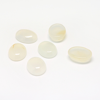 Natural Agate Gemstone Cabochons, Oval, 18x13x6mm