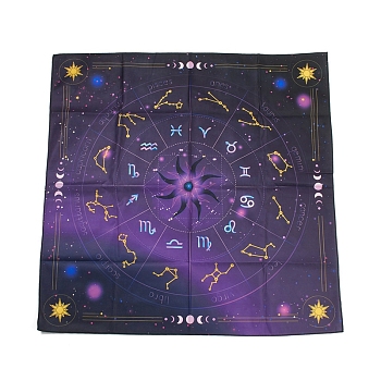 Square Altar Tablecloth, Tarot Spreading Cloth, Tarot Reading Cloth, Tarot Mat, Witchy Cottagecore Decor Wiccan Gifts, Sun, 75.5x76x0.3mm