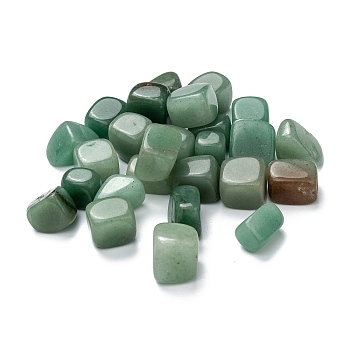 Natural Green Aventurine Beads, No Hole, Nuggets, Tumbled Stone, Healing Stones for 7 Chakras Balancing, Crystal Therapy, Meditation, Reiki, Vase Filler Gems, 14~26x13~21x12~18mm, about 140pcs/1000g