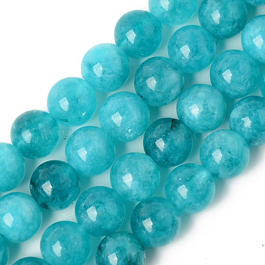 Dark Cyan Round Other Quartz Beads