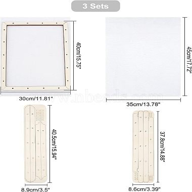 Basswood Assembled Paper Making Frame(DIY-WH0308)-4