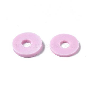Flat Round Handmade Polymer Clay Beads(CLAY-R067-10mm-26)-6