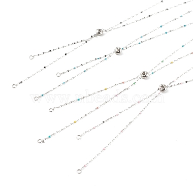 1.5mm Mixed Color Stainless Steel Necklaces