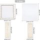 Basswood Assembled Paper Making Frame(DIY-WH0308)-4