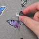 4 Bags 4 Styles Butterfly Pattern Waterproof Plastic Scrapbooking Stickers(DIY-SZ0001-90)-5