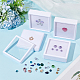 Square Plastic Loose Diamond Storage Boxes(CON-WH0095-50B)-5