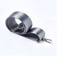 Fashion Women Nylon Handbag Belt Straps, Length Adjustable Bag Strap Single Shoulder Belts, Dark Gray, 740~1500x40x1mm(FIND-WH0029-03C)