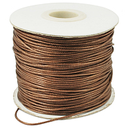 Korean Waxed Polyester Cord, Bead Cord, Sienna, 1.2mm, about 185yards/roll(YC-1.2mm-NO139)