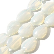 Opalite Beads Strands, Teardrop, 16x12x5~6mm, Hole: 1mm, about 25pcs/strand, 15.16''~15.75''(38.5~40cm)(G-P561-B015-01)