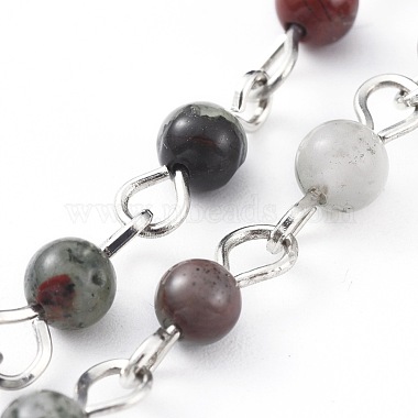 Faits à la main des chaînes de pierres précieuses perles(AJEW-JB00512)-3
