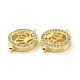 Rack Plating Brass Micro Pave Clear Cubic Zirconia Connector Charms(KK-C008-10G)-3