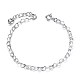 Shegrace attrayants bracelets en argent sterling plaqué rhodium 925(JB369A)-1