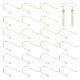 100Pcs 2 Colors 304 Stainless Steel Earring Hooks(STAS-UN0053-63)-1