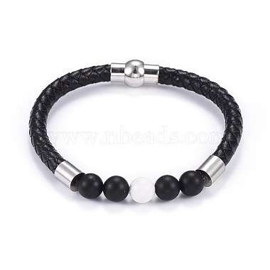 Black Mixed Stone Bracelets