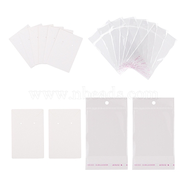 White Paper Necklace Display Cards