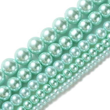 Dyed Glass Pearl Round Beads Strands(HY-X0001-01)-4