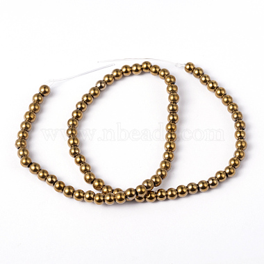 Non-Magnetic Synthetic Hematite Beads Strands(G-G091-6mm-1)-3
