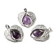 Natural Amethyst Teardrop Pendants(X-KK-K331-02P-08)-1