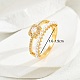 Elegant Copper Plated Gold Pearl Ladies Party Vacation Ring(VD5623-2)-1