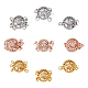 9Pcs 9 Styles Brass Box Clasps(KK-DC0002-94)-1