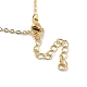 Brass Enamel Cable Chain Butterfly Pendant Necklaces(NJEW-K379-01G-02)-4