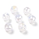 Perles en verre opaque galvanoplastique(EGLA-B003-02A-06)-1