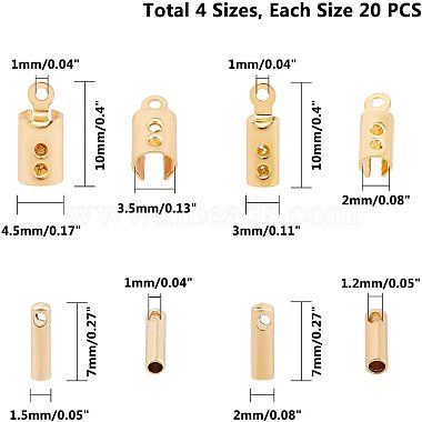 304 Stainless Steel Folding Crimp Ends(STAS-UN0004-44G)-3