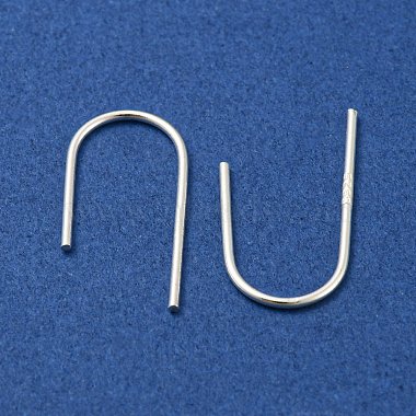 925 Sterling Silver Earring Hooks(STER-NH0001-39S)-2