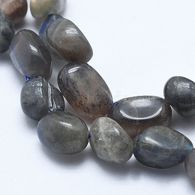 Chapelets de perles en labradorite naturelle (X-G-E483-60)-3