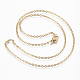304 из нержавеющей стали кабель цепи ожерелья(NJEW-K090-01G)-1