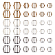 Boucles à rouleau de réglage en laiton style wadorn® 36pièces 9(FIND-WR0005-77)-1
