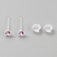 Resin Stud Earring Finding(RESI-WH20001-08E)-1
