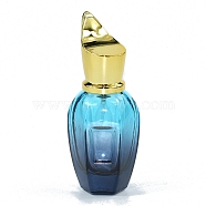 Glass Empty Refillable Spray Bottles, Travel Essential Oil Perfume Containers, Prussian Blue, 4.2x10.4cm, Capacity: 28ml(0.95fl. oz)(PW-WG81122-05)