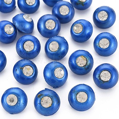 Royal Blue Plastic Button