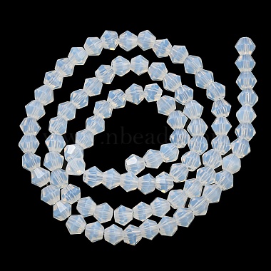 Imitation Jade Glass Beads Strands(GLAA-F029-J4mm-05)-2