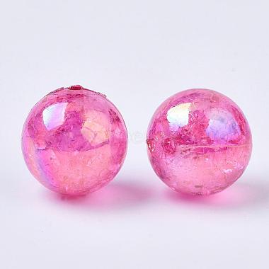 AB Color Transparent Crackle Round Acrylic Beads(CACR-S006-06)-2